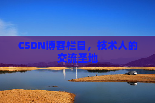 CSDN博客栏目，技术人的交流圣地